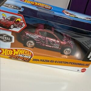 Pink and Black 2004 Mazda RX-8 Custom Toy Car